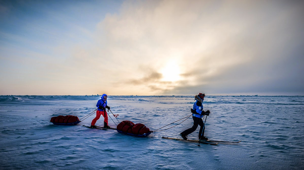 Ice crossing, North Pole. Photo: Alex Buisse