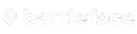 battleface logo with white text and icon.